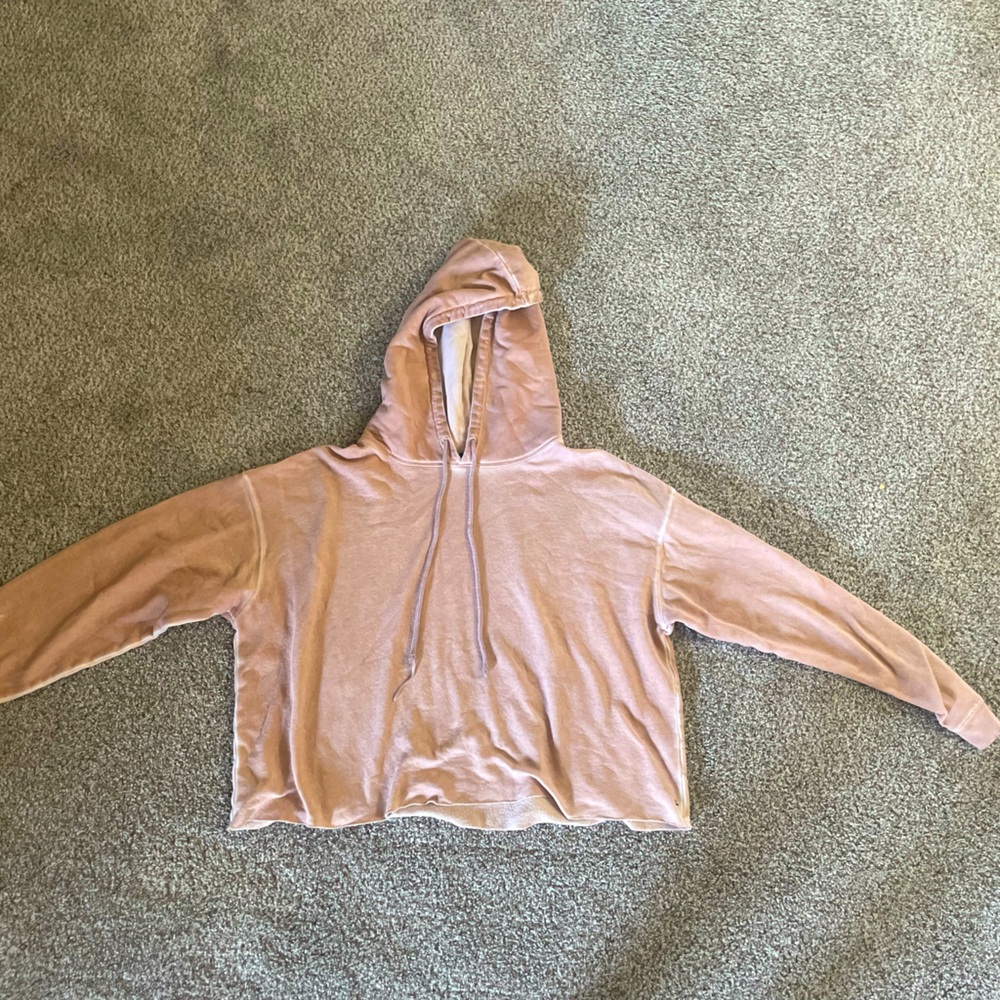 Pink Cropped hoodie WILD FABLE